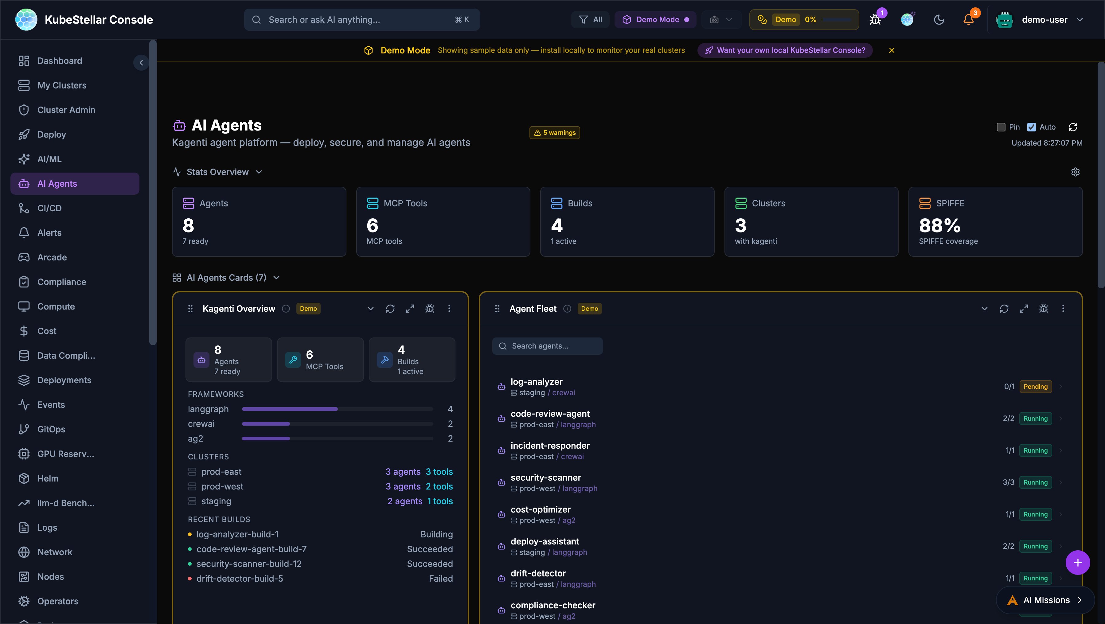 AI Agents Dashboard
